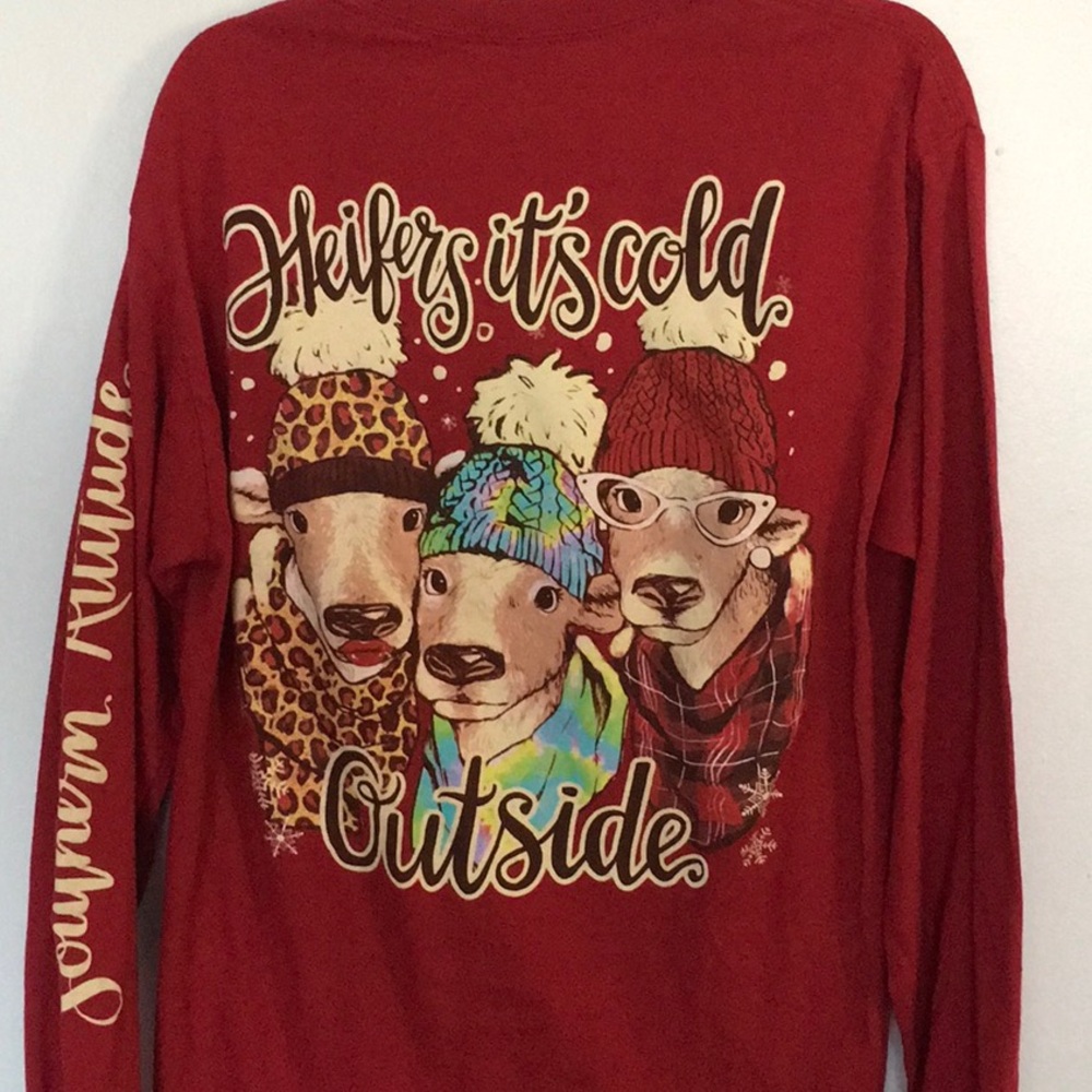Southern Attitude Long Sleeve Tee size M 106
